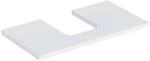 Geberit Waschtisch-Platte One 90x3x47cm, w/lack. ma, Ausschnitt mittig