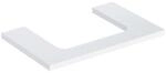 Geberit Waschtisch-Platte One 75x3x47cm, w/lack. hochgl., Ausschn mit.