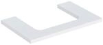 Geberit Waschtisch-Platte One 75x3x47cm, w/lack. ma, Ausschnitt mittig
