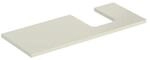 Geberit Waschtisch-Platte One 120x3x47cm, sand-grau/l hg, Ausschn re