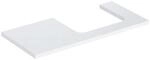 Geberit Waschtisch-Platte One 105x3x47cm, w/lack. hochgl., Ausschn re