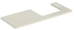 Geberit Waschtisch-Platte One 120x3x47cm, sand-grau/l hg, Ausschn re