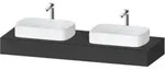 Duravit Konsole Qatego 160x55x17cm, gra m, 2 A., Beck. beids.