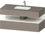 Duravit Einbauwaschtisch-M&ouml;bel-Set Qatego 120x55x60cm, we hg/b ma,