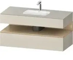 Duravit Einbauwaschtisch-M&ouml;bel-Set Qatego 120x55x60cm, E na/tau m, Kon-WTU, B
