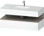 Duravit Einbauwaschtisch-M&ouml;bel-Set Qatego 120x55x60cm, ba matt/we ma,