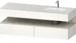 Duravit Einbauwaschtisch-M&ouml;bel-Set Qatego 160x50x60cm, Kon-WTU, B r, T m/we matt