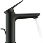 Duravit Waschtisch-Einhebelmischer M Wave Ausl. 122mm, m Zugst.Abl.Gar., sw matt