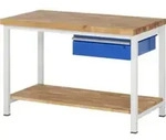 Rau Werkbank h&ouml;henverstellbar 8001A7, B1250xT700xH840-1040mm, 1x Schublade-TA