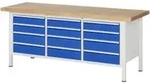 Rau Werkbank 8579A2, B2000xT700xH840mm, 12x Schublade-TA