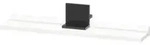Duravit Spiegel-Ablage Sivida 65x65x3,6cm, we. ma, mont., sw