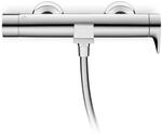 Duravit Wannen-Einhebelmischer Tulum AP, m Umstellventil, Wandmontage, chrom