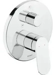 Duravit Fertigmontageset Wave UP-Wannen-Einhebelmischer, Sich.Kombi, chrom