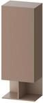 Duravit Halbhochschrank Balcoon 50x36x132cm, T&uuml;r li, Umbra strukturiert