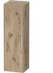 Duravit Halbhochschrank D-Code 40x132x36cm, 2 B&ouml;d., G chr, li, Ei Marm