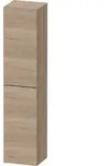 Duravit Hochschrank D-Neo 40x36cm, 1 T&uuml;r, 5 B&ouml;, An L, ES geb/Ei ma