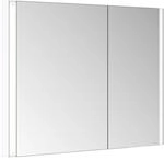 Keuco Spiegelschrank 2-t&uuml;rig Somaris 100x71x11,5cm, we. ma, WE, asymmetrisch