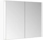 Keuco Spiegelschrank 2-t&uuml;rig Somaris 100x71x12,7cm, w ma, Vorbau, Spiegel-Hz.