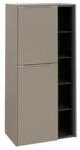 V&B Mittelschrank Subway 3.0 57,4x120x36,2cm, Sch L/Griff Alu gl, Tau ;...
