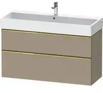 Duravit Waschtischunterschrank D-Neo 118,4x44,2cm, g pol/Lei, 1 Kast, 1 Ausz.