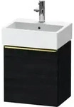 Duravit Waschtischunterschrank D-Neo 43,4x32,2x44cm, 1 T&uuml;r, An R, g pol/Ei sw
