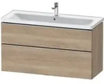 Duravit Waschtischunterschrank D-Neo 118,4x45,2x62,5cm, 2 A, wd, ES geb/Ei ma