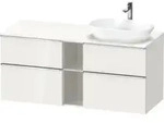 Duravit Waschtischunterschrank D-Neo 140x55cm, 2 SBK, 2 A, B re, chr/we hgl