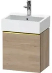 Duravit Waschtischunterschrank D-Neo 43,4x32,2x44cm, 1 T&uuml;r, An L, g pol/Ei ma