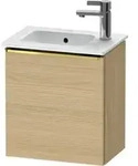 Duravit Waschtischunterschrank D-Neo 41x27,4x44cm, 1 T, An R, g pol/Eiche Nat