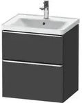 Duravit Waschtischunterschrank D-Neo 58,4x45,2x62,5cm, 1 Schubk., chr/Grap ma