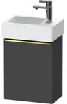 Duravit Waschtischunterschrank D-Neo 36,4x22,2x44cm, 1 T&uuml;r, An L, g pol/gra m