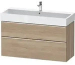 Duravit Waschtischunterschrank D-Neo 118,4x44,2cm, ch/Ei ma, 1 Kast, 1 Ausz.