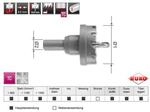 RUKO Hartmetall Lochs&auml;ge Flachschnitt Durchmesser 53 mm (105053)