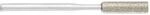 PFERD TOOLS Diamantfeile f&uuml;r Handfeilger&auml;t rund &Oslash;4,0x50mm Schaft-&Oslash;3 mm D126