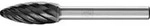 PFERD TOOLS Hartmetall Hochleistungsfr&auml;sstift INOX Flamme B &Oslash; 10x25 mm...