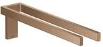 hansgrohe HTH Axor Uni. Rectangular 380mm, 2-armig, feststehd., brush. r gol