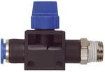 Riegler 3/2-Wegeventil &raquo;Blaue Serie &laquo;, Steckanschluss, R 3/8 a., S-G &Atilde; ̃10mm