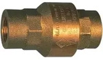 Riegler R&uuml;ckschlagventil, voller Durchgang, Messing, Rp 1 1/2, 20-50 mbar