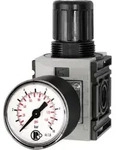Riegler Druckregler &raquo;FUTURA-mini&laquo;, Standardmano., BG 0, G 1/4, 0,5-10 bar