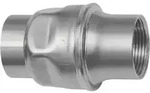 Riegler R&uuml;ckschlagventil, leichte Bauweise, ES 1.4301, G 1 1/2, 0,03 bar