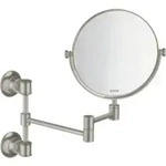 hansgrohe Rasierspiegel Axor Montreux schw, neigbar, Wandmont., Edelstahl-Optik