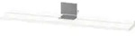 Duravit Spiegel-Ablage Sivida 85x65x3,6cm, Wei&szlig; Matt, montiert, chrom