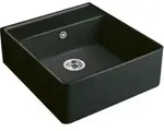 V&B Sp&uuml;lstein-Einzelbecken Einbausp&uuml;le, pure black