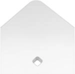 Keuco Hocker AXESS Sitzfl&auml;che 338mm, verchromt/wei&szlig; (35082010051)