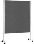 Magnetoplan Mobile Kommunikationswand, Filz grau, 1200 x 1500 mm (1101101M)