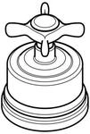 hansgrohe Griff Axor Montreux Quattro/Trio polished nickel (16593830)