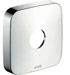 hansgrohe Verl&auml;ngerungsrosette Axor 1-Loch, softsquare, brushed black chrome