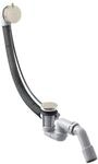 hansgrohe Komplettset Flexaplus S Ab-/&Uuml;berlaufgarnitur, brushed nickel