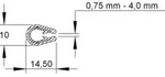 Niedax Kantenschutzband RKBA 10 E4