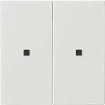 Gira KNX RF Bedienaufsatz 2-fach Reinwei&szlig; 510703